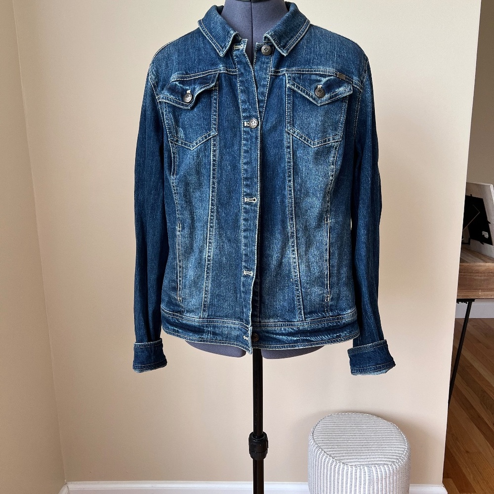 Harley Davidson womens jean jacket, size large